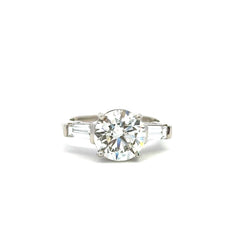 Platinum diamond ring