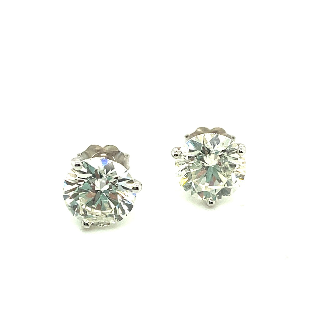 Martini set diamond stud earrings