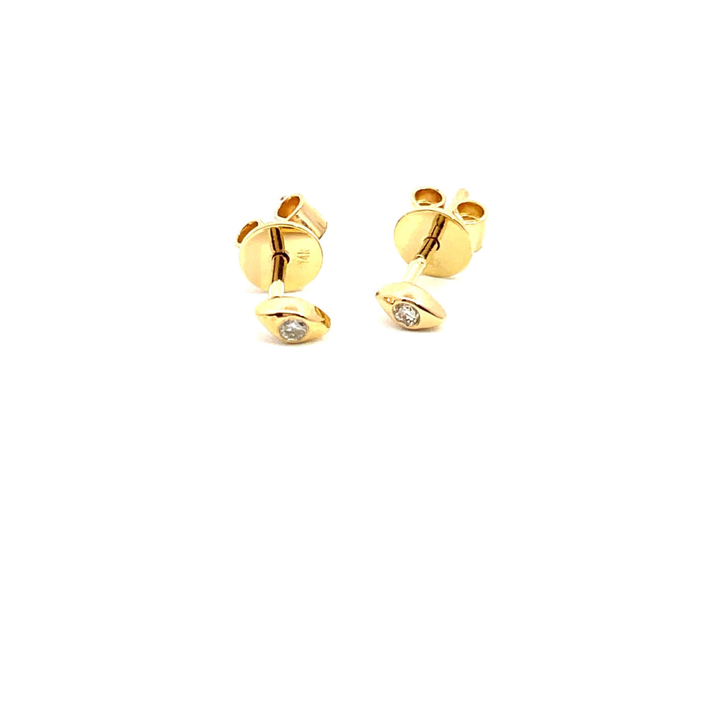 14k yellow gold marquise shape