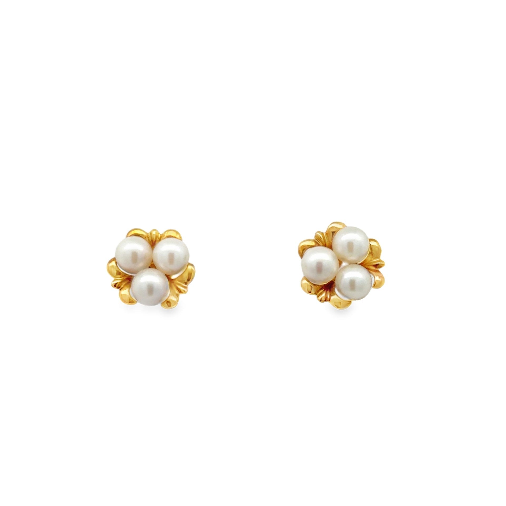 3 Pearl Earrings - Kelly Wade Jewelers