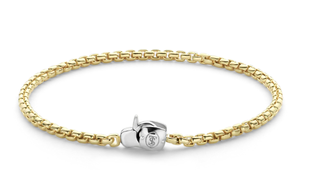 Sterling silver and gold plate