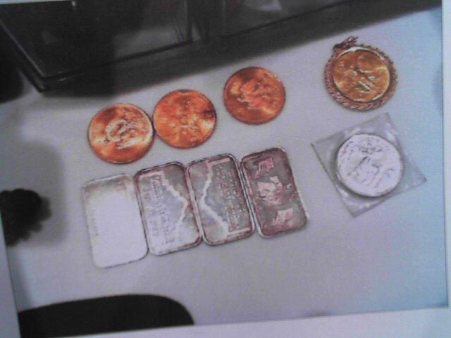 4-50 pesos gold coins (one 14K - Kelly Wade Jewelers