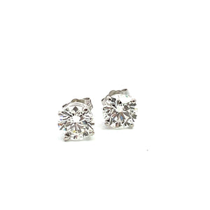 4 prong set diamond stud earrings - Kelly Wade Jewelers Store