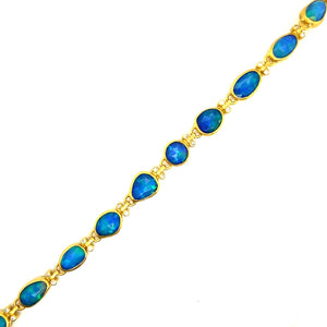
                
                    Load image into Gallery viewer, Gurhan 22KY Opal Diamond Bracelet
                
            