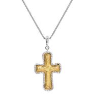 Gurhan 24k yellow gold cross w