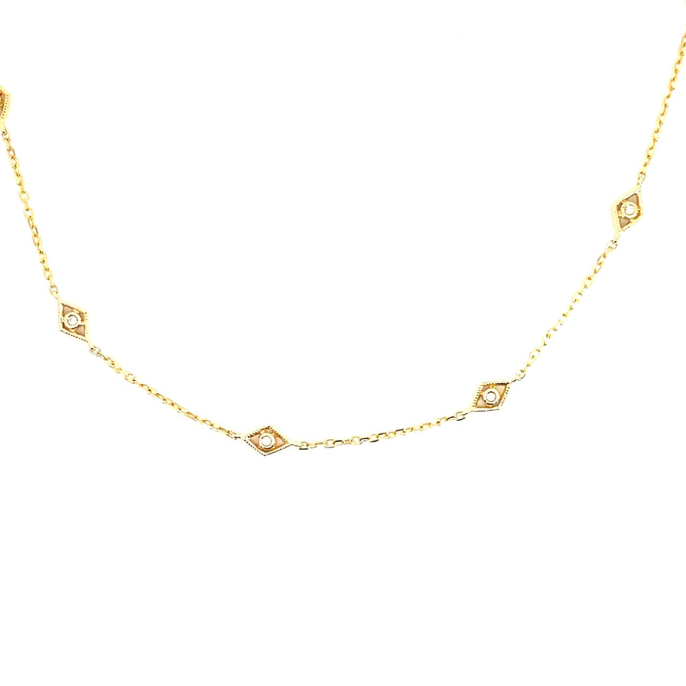 14k yellow gold diamonds by th