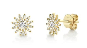 Diamond Starburst Earrings