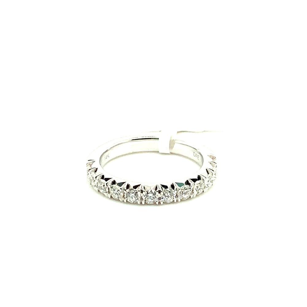 14k white gold diamond ring 0.