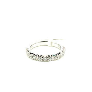 14k white gold diamond ring 0.