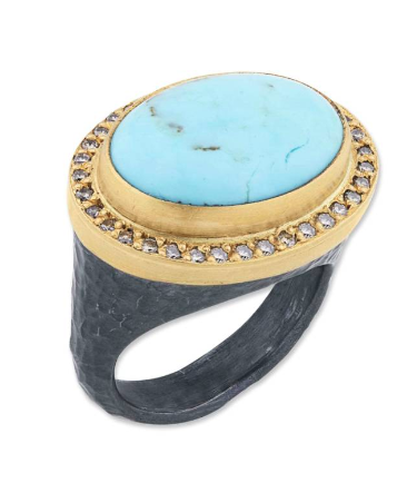 Lika Behar Turquoise and Diamond Ring