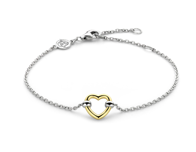 Sterling silver with plated go