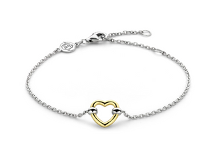 Sterling silver with plated go