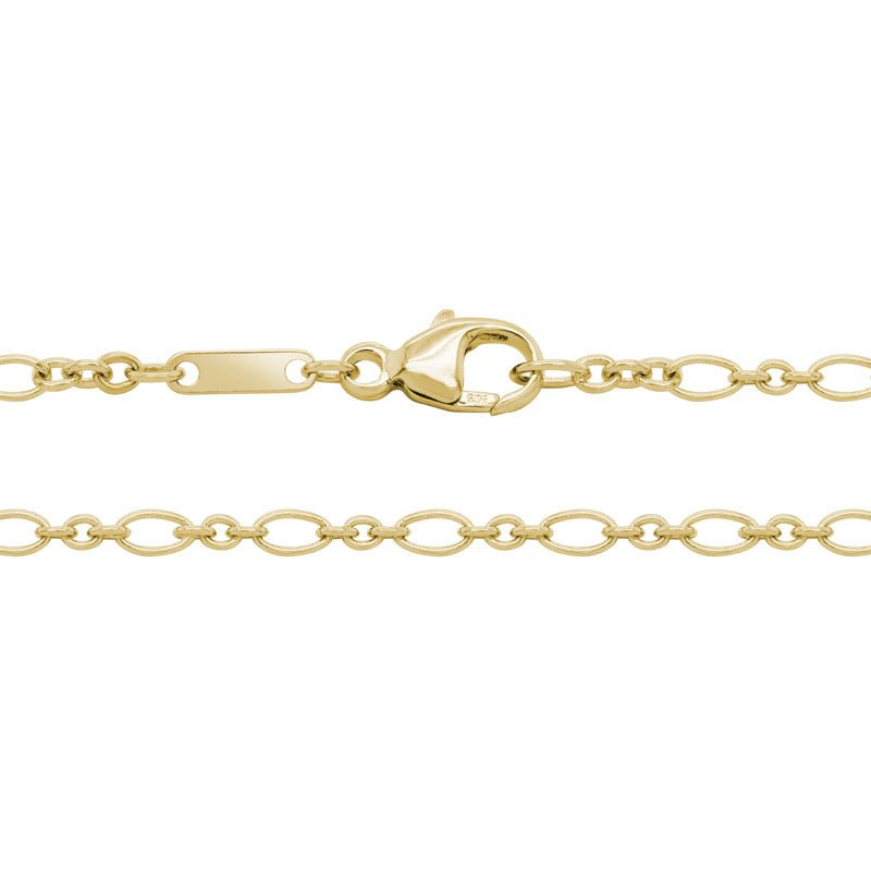 Alternating Link Chain Necklace - Kelly Wade Jewelers