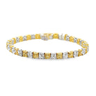 Alternating Yellow Diamond Tennis Bracelet - Kelly Wade Jewelers