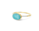 Amazonite Diamond Ring - Kelly Wade Jewelers