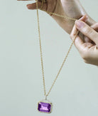 Amethyst Pendant Necklace - Kelly Wade Jewelers
