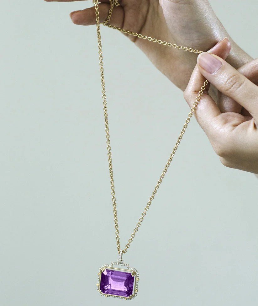 Amethyst Pendant Necklace - Kelly Wade Jewelers