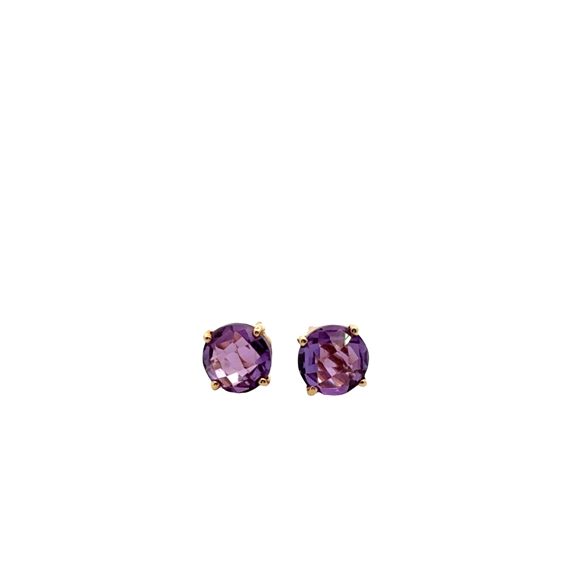 Amethyst Studs - Kelly Wade Jewelers