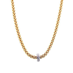 Fope Necklace With Diamond Rondell
