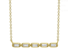 Baguette Diamond Necklace - Kelly Wade Jewelers