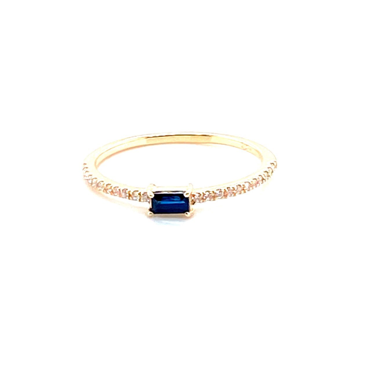 Baguette Sapphire Stack Band - Kelly Wade Jewelers