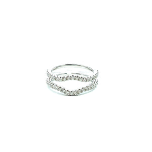 14KW Curved Diamond Ring w/ Insert