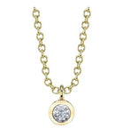 Bezel Set Diamond Necklace - Kelly Wade Jewelers