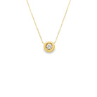 Bezel Set Diamond Necklace - Kelly Wade Jewelers