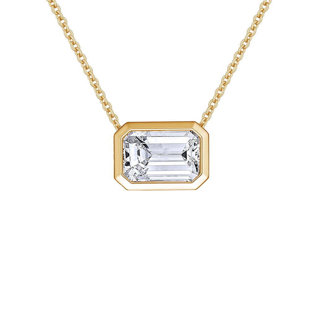 Bezeled Diamond Necklace - Kelly Wade Jewelers