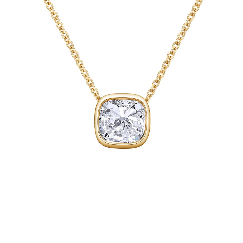 Bezeled Diamond Necklace - Kelly Wade Jewelers
