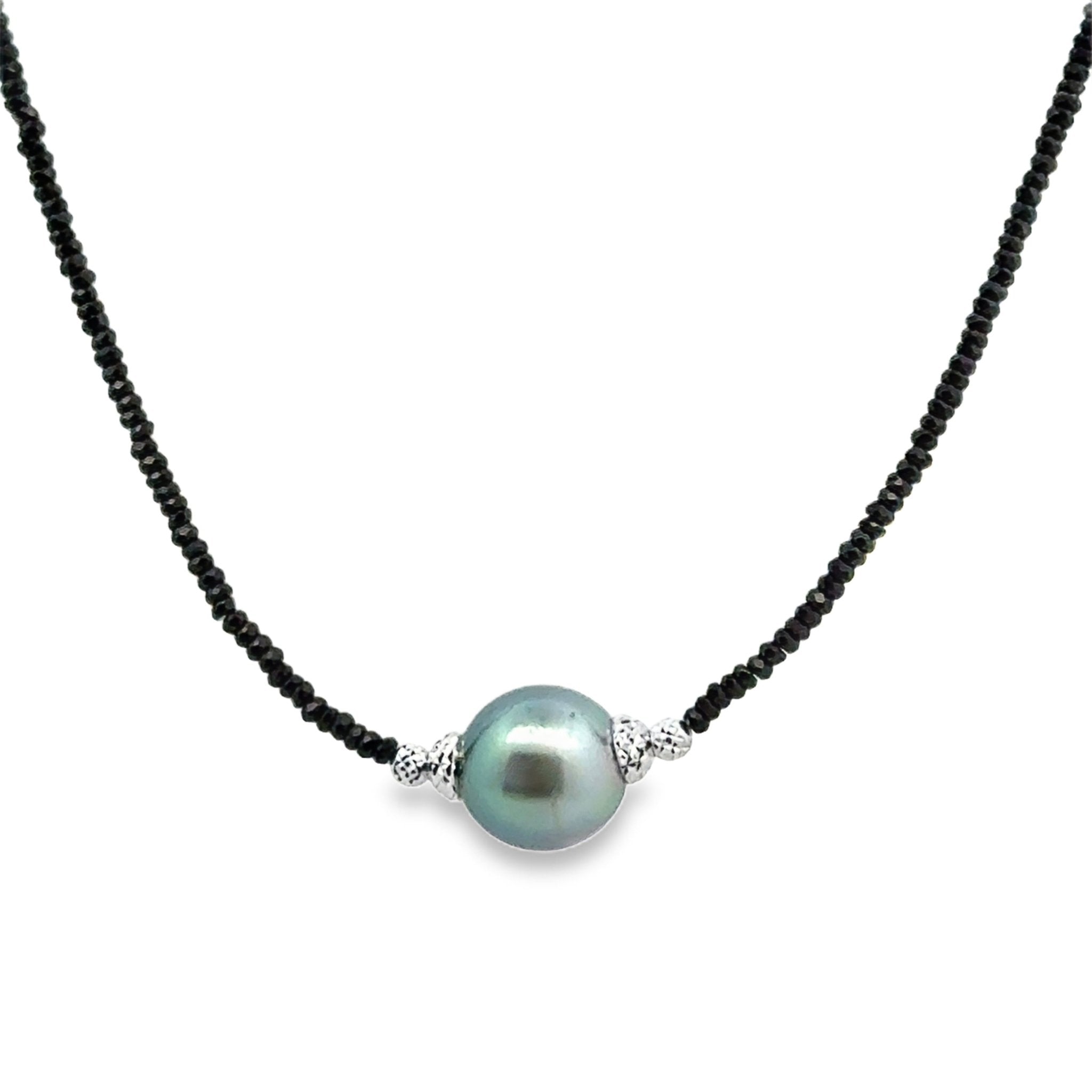 Black spinel necklace with Tah - Kelly Wade Jewelers