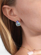 Blue Topaz & Tanzanite Stud Earrings - Kelly Wade Jewelers