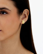 Brushed Gold Earrings - Kelly Wade Jewelers