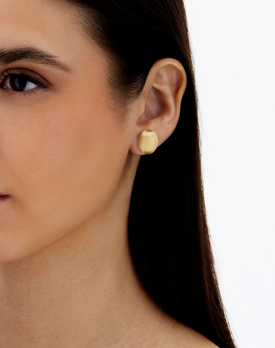 Brushed Gold Earrings - Kelly Wade Jewelers