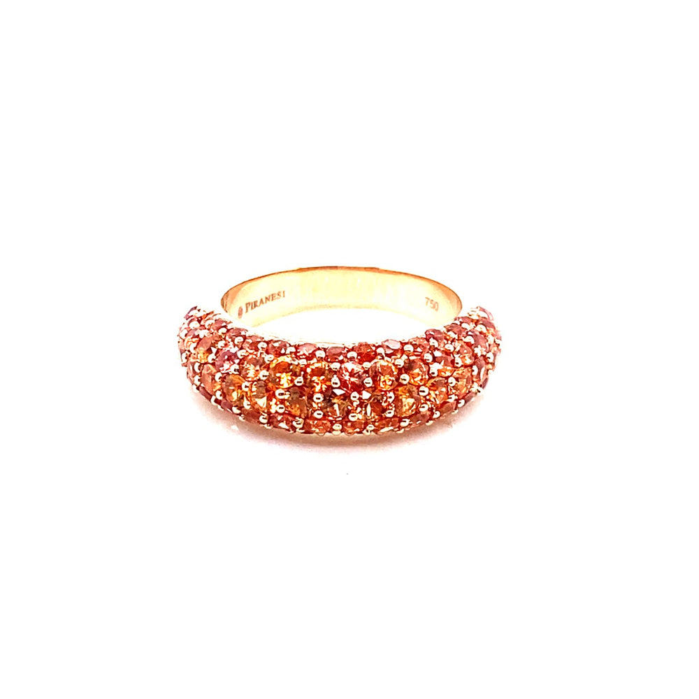 Piranesi 18k Rose Gold Sapphire Ring
