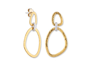 Lika Behar double open oval link earrings