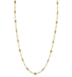 Cinnamon Quartz Link Necklace - Kelly Wade Jewelers Store