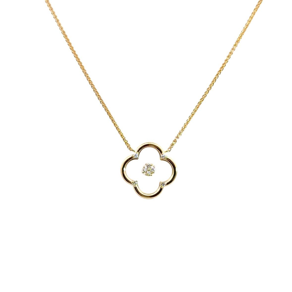 Clover Diamond Necklace - Kelly Wade Jewelers