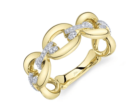 Criss Cross Diamond Ring - Kelly Wade Jewelers