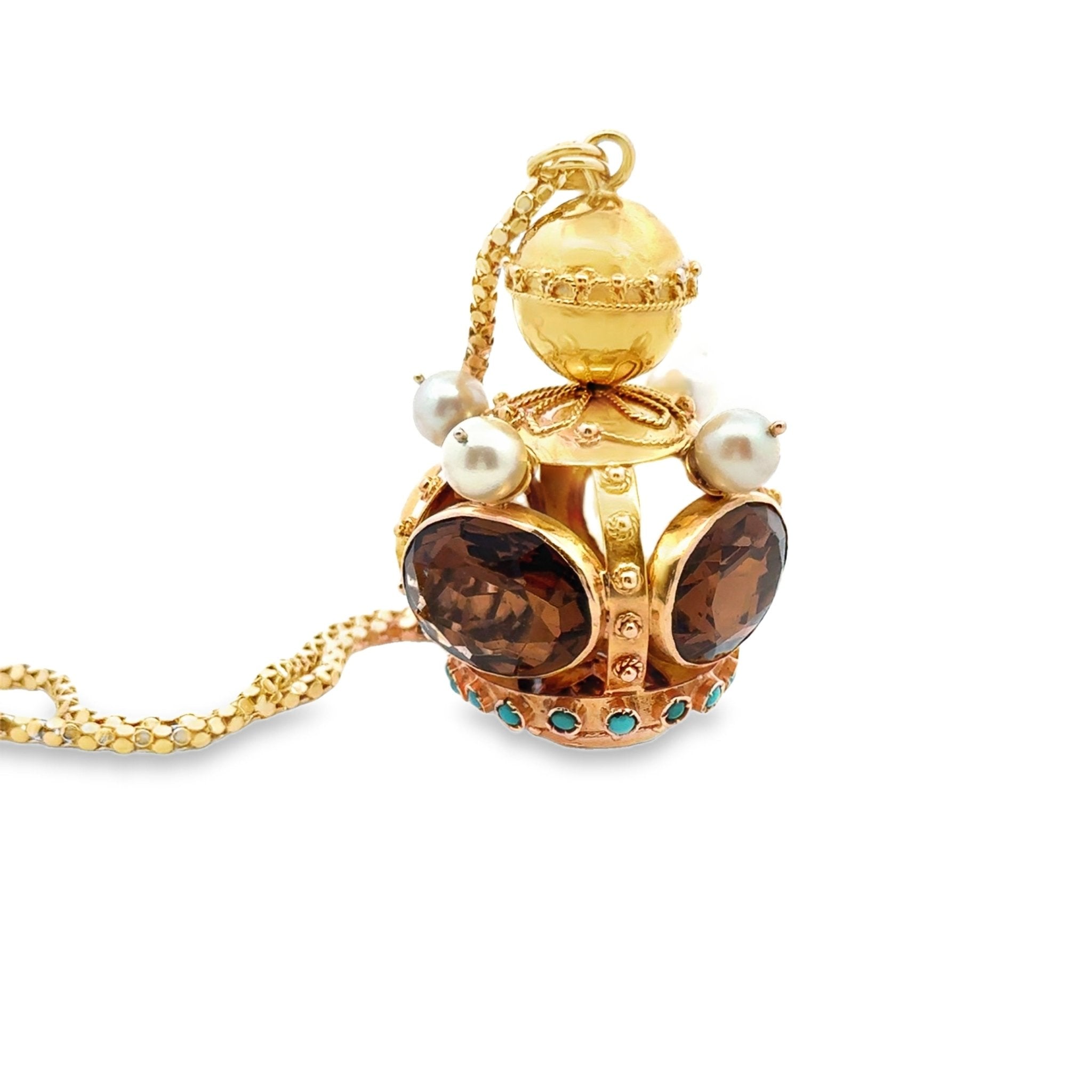 Crown Pendant Necklace - Kelly Wade Jewelers