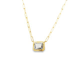 Crystal Paperclip Necklace - Kelly Wade Jewelers