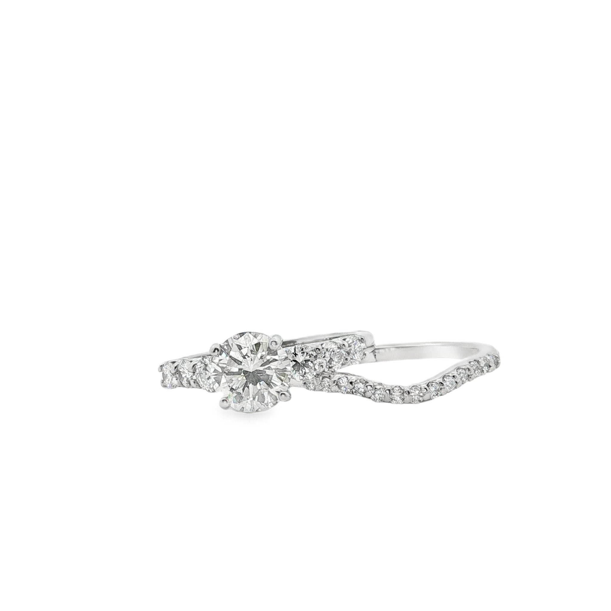 Curved Diamond Band - Kelly Wade Jewelers