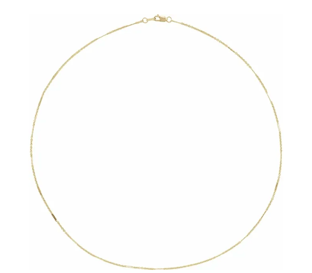 Dapped Gold Chain - Kelly Wade Jewelers