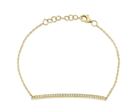 Diamond Bar Bracelet - Kelly Wade Jewelers