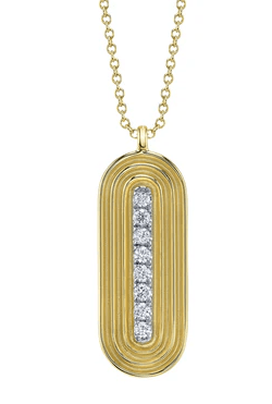 Diamond Bar Necklace - Kelly Wade Jewelers