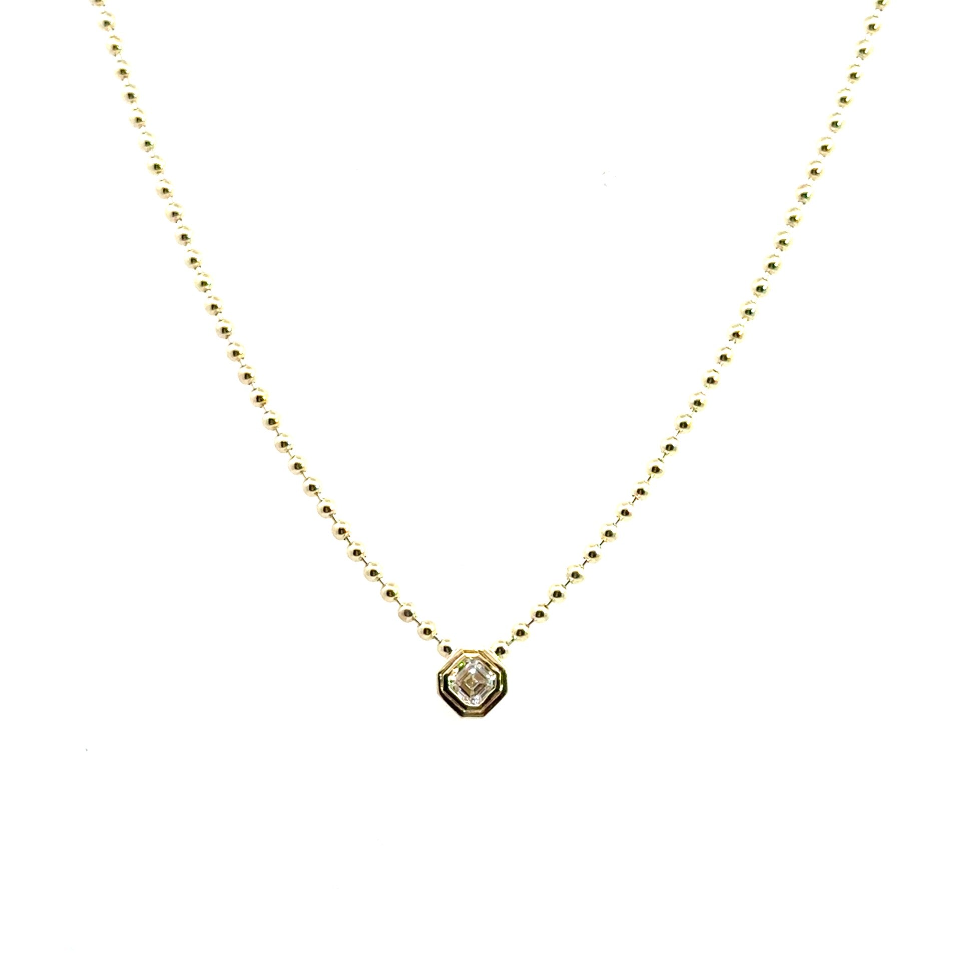 Diamond Beaded Necklace - Kelly Wade Jewelers