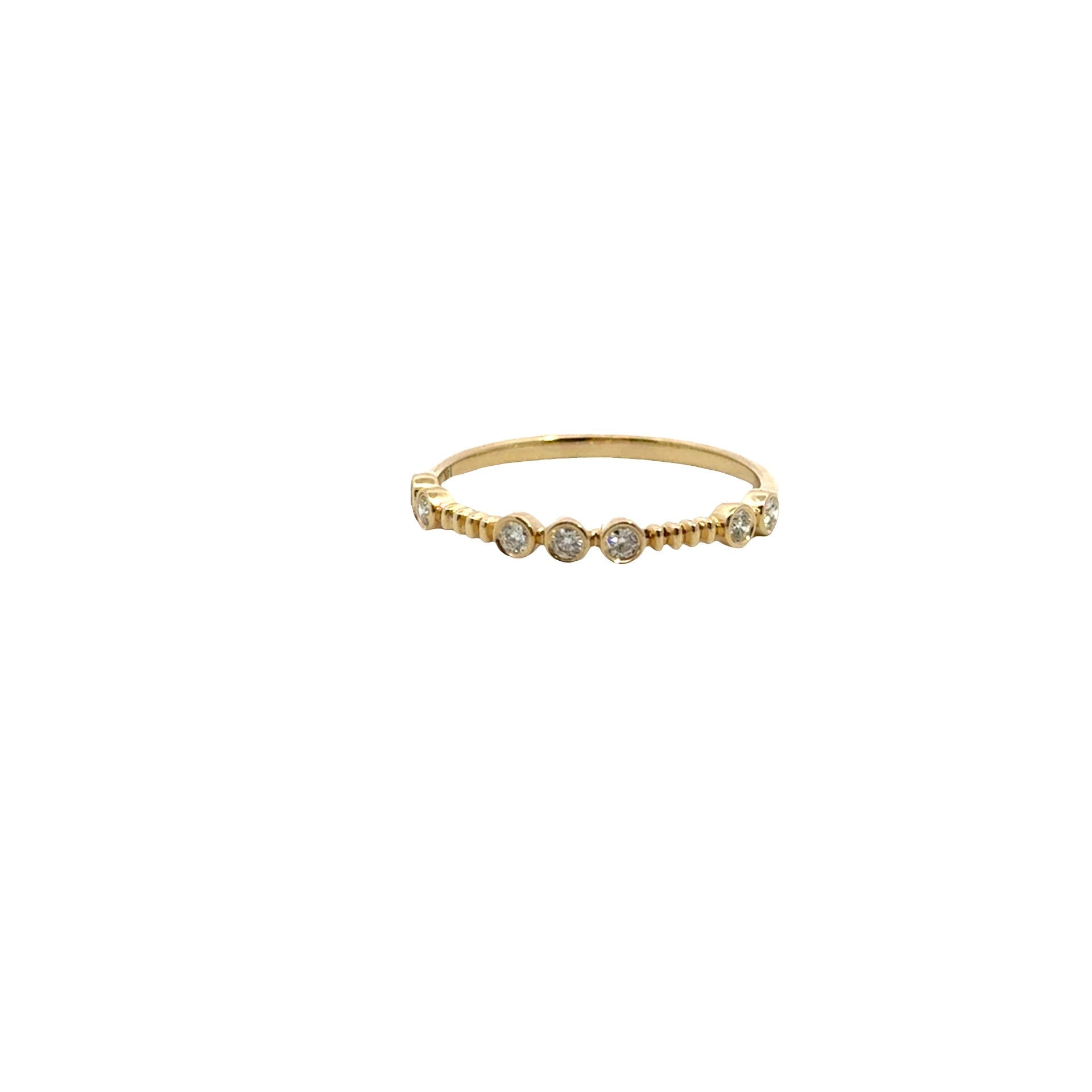 Diamond Beaded Ring - Kelly Wade Jewelers