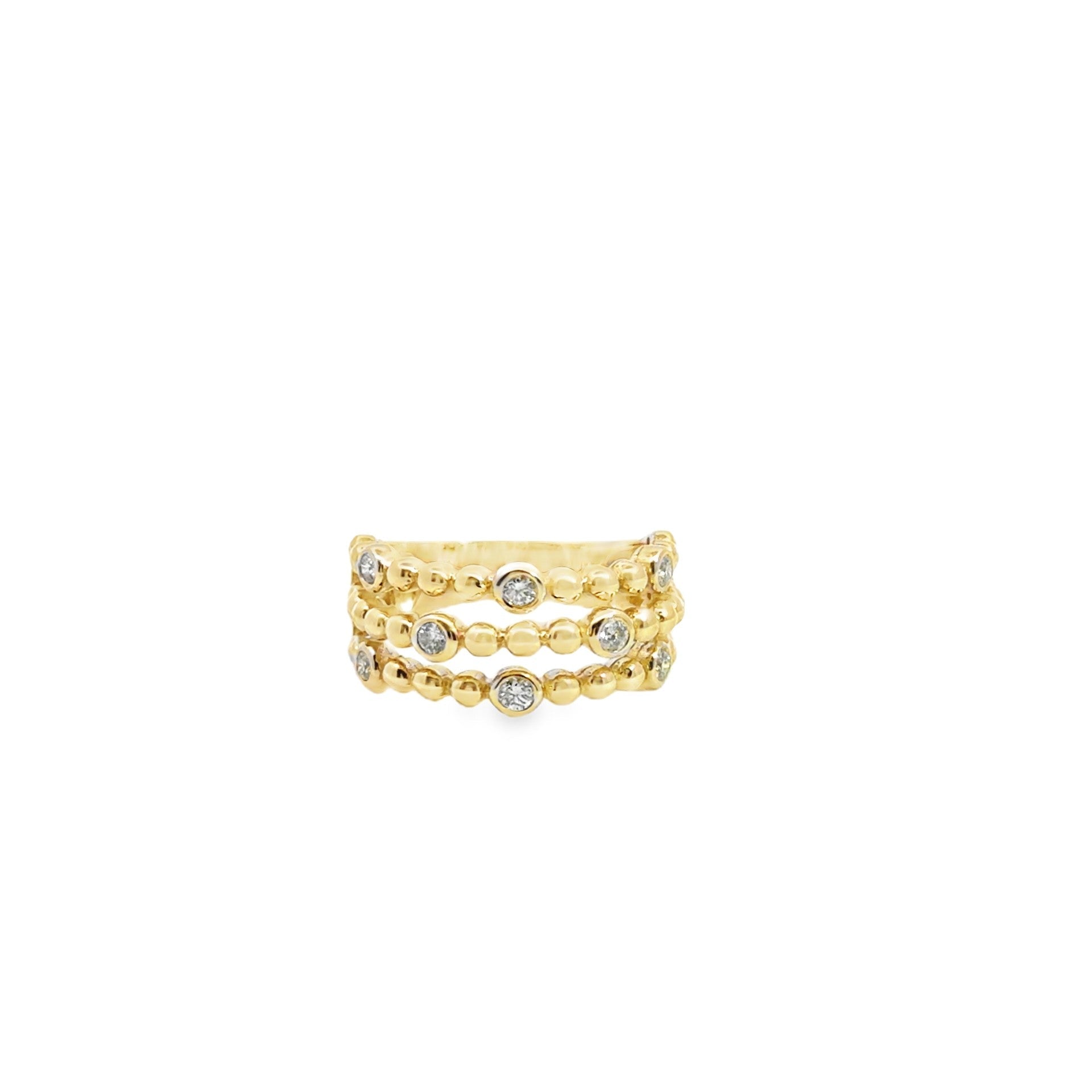 Diamond Beaded Ring - Kelly Wade Jewelers Store
