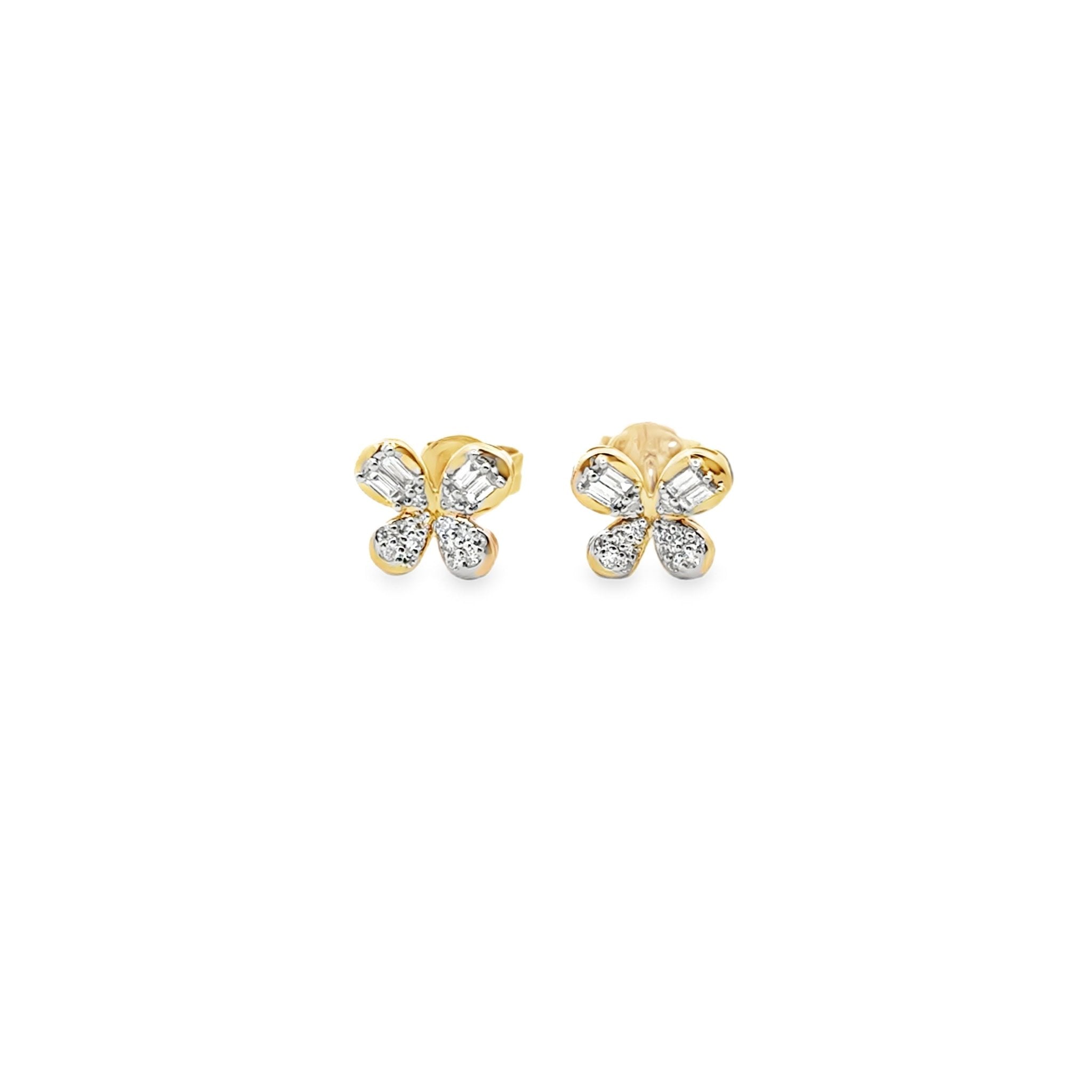 Diamond Butterfly Studs - Kelly Wade Jewelers