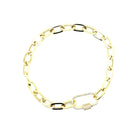 Diamond Carabiner Bracelet - Kelly Wade Jewelers